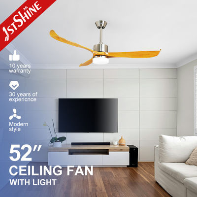 comprar 5 velocidades 220V Ventilador de teto de madeira plástica Motor de corrente contínua de eficiência energética Fabricação em linha