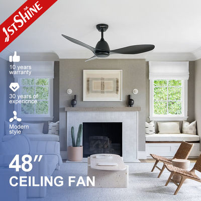 comprar Ventilador de teto ABS preto com lâminas ABS 3* 6 Velocidade do vento ajustável e controle remoto Fabricação em linha