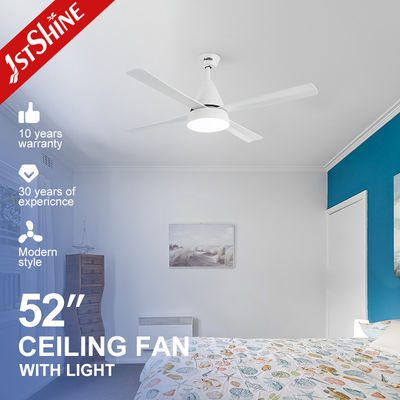comprar 52 polegadas de fã de teto branco do diodo emissor de luz, luz moderna do fã do motor quieto da C.C. Fabricação em linha
