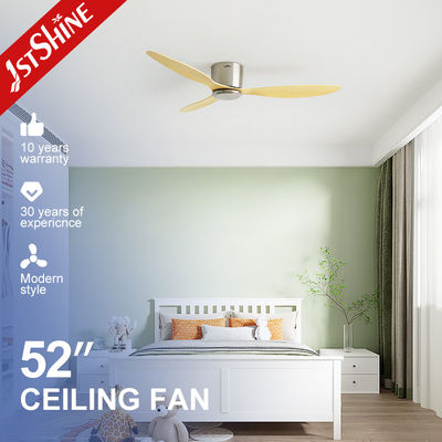 comprar 35w 52 polegadas de plástico exterior três lâmina controle de aplicação ventilador de teto sem luz Fabricação em linha