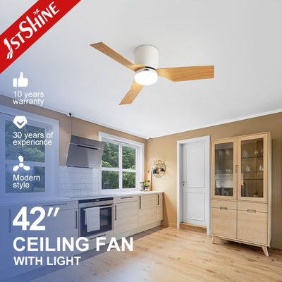comprar Luz de ventilador de teto LED personalizada para o design de montagem de flush de 42 polegadas Fabricação em linha