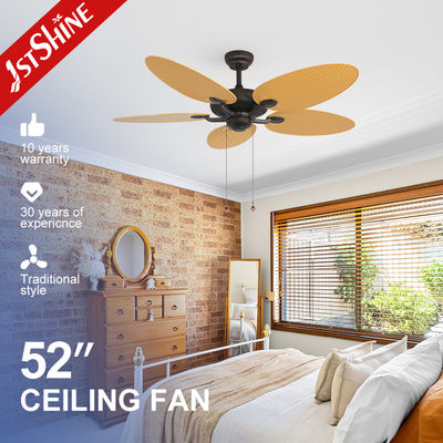 comprar Economia de energia decorativa de baixo nível de ruído do fluxo de ar do fã de teto de 5 lâminas grande Fabricação em linha