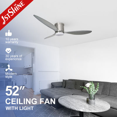 comprar Ventilador de teto LED com controlo remoto, com projeto de baixo perfil e função de poupança de energia Fabricação em linha