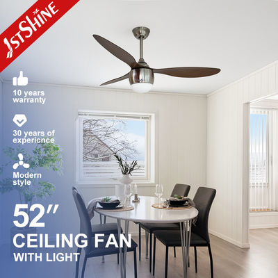 comprar Ventilador de teto metálico com luz 3 ABS lâmina de madeira controle de parede Preto/marrom/OEM cores Fabricação em linha