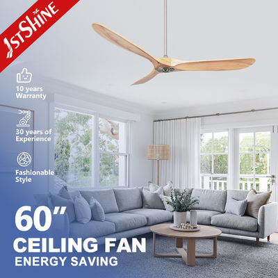 comprar Ventilador de teto moderno simples com lâmina de madeira original e controle remoto de 6 velocidades Fabricação em linha