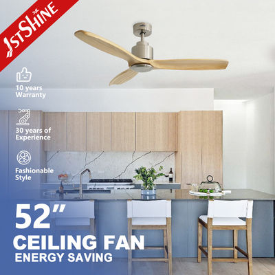 comprar Ventilador de tecto de madeira maciça de 52 polegadas com controle remoto Fabricação em linha