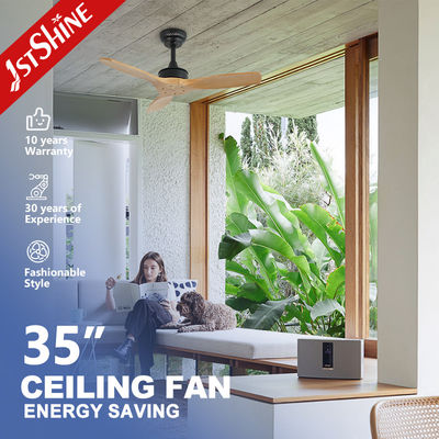 comprar 1stshine Natural Wood Blades Ceiling Fan Remote Control e Grande Vento para Grandes Espaços Fabricação em linha