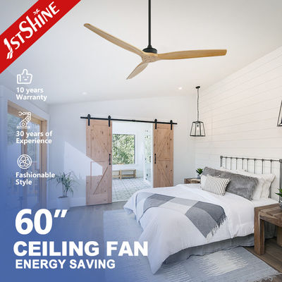 comprar 60 polegadas de lâminas de madeira DC Motor silencioso Smart Remote Ventilador de teto para circulação de ar Fabricação em linha