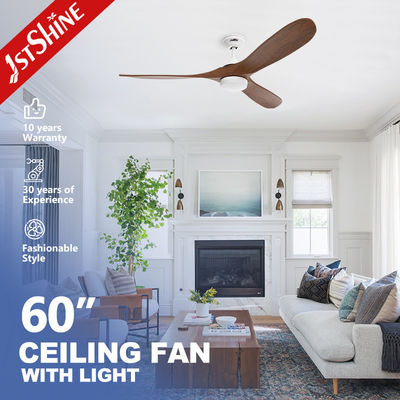 comprar 1stshine Hotel Decorativo LED ventilador de teto com iluminação dimmable e lâminas de madeira Fabricação em linha
