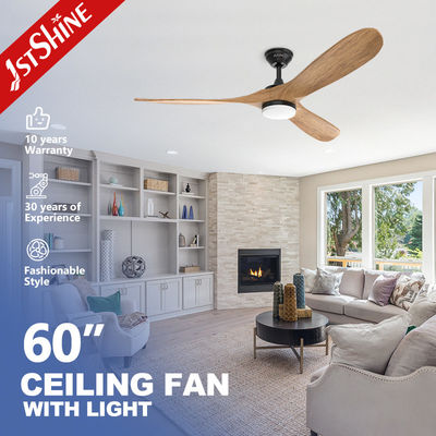 comprar 1stshine 60 Inches DC Pure Copper Motor Madeira Ventilador de teto Luz para quarto personalizado Fabricação em linha