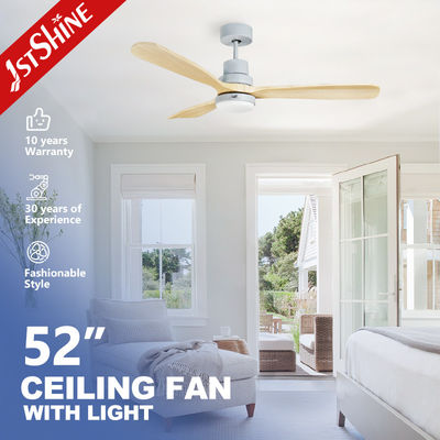 comprar 15W Wood Blade LED ventilador de teto com luz e controle de parede controle remoto controle APP 2- Fabricação em linha
