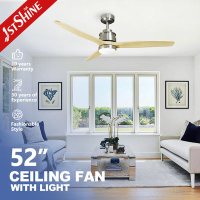 comprar Iluminação estável Eficiência energética Ventiladores de teto lâminas de madeira multicoloridas Fabricação em linha