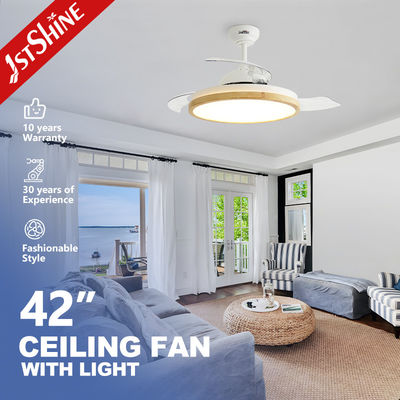 comprar 220v de baixa potência LED ventilador de teto poupando energia lâmina dobrada moderna Fabricação em linha