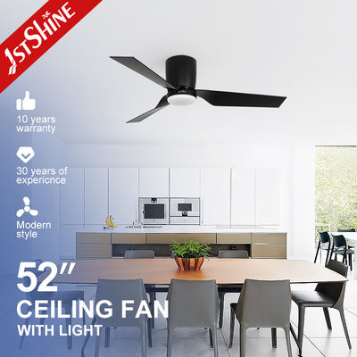 comprar Fã de teto moderno do preto da lâmina do ABS do motor da C.C. pequeno e perfil baixo Fabricação em linha