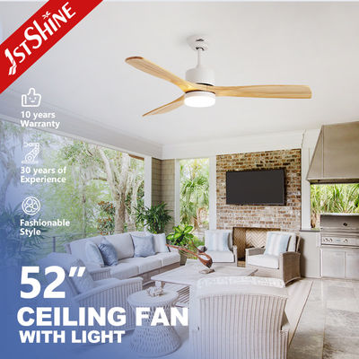 comprar 3 lâminas de madeira ventilador de teto com lâmpada interior decorativo Ruído mais baixo Fabricação em linha