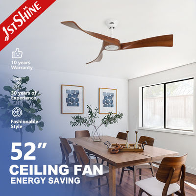 comprar 1stshine Ventilador de teto elétrico 3 lâminas de madeira 5 velocidades Vento natural estilo moderno simples Fabricação em linha