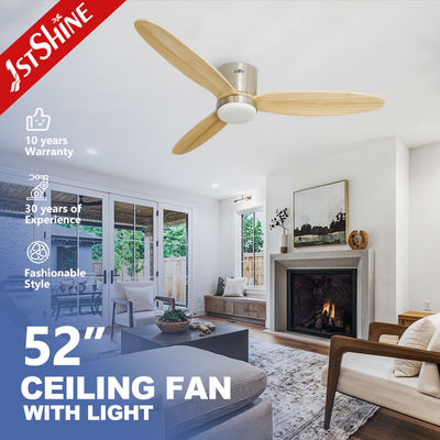 comprar 1stshine Ventilador de teto com LED e três lâmpadas de madeira corpo de lâmpada material Quarto de cama Fabricação em linha