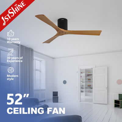 comprar Ventilador de tecto de lâmina de madeira de 52 polegadas com 6 velocidades de controle remoto Fabricação em linha