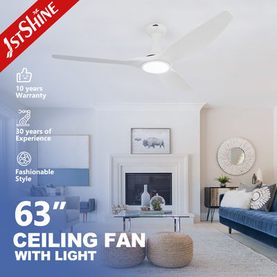 comprar 52/63 polegadas Ventilador de teto inteligente com motor DC controlado por controle remoto e poupança de energia com 3 lâminas de plástico Fabricação em linha