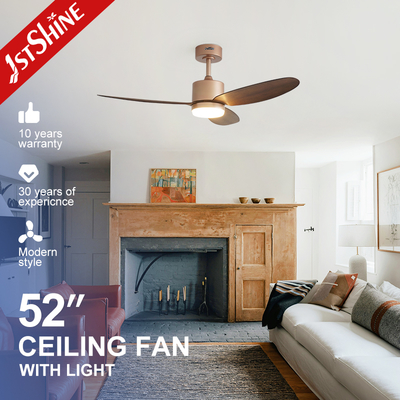 comprar Ventilador de teto moderno de 52 polegadas com luz LED de 3 cores e controle remoto Fabricação em linha