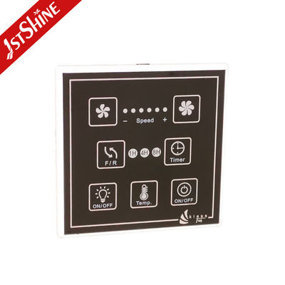 Bom preço 110V 120V 220V 240V DC Motor 6 velocidades Ventilador de teto Controle de parede para OEM branco por 1stshine on-line
