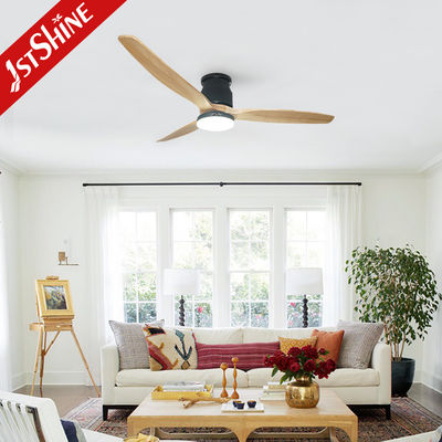 Bom preço O fã de teto conduzido com controlo a distância, 52 polegadas nivela a montagem do motor quieto da C.C. on-line