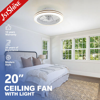 20 INCH/PEM Luz de ventilador de teto LED de baixa tensão com suporte dimmer e diâmetro do ventilador