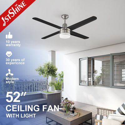 SAA 52in 110V Ventilador de teto LED moderno com lâminas de metal