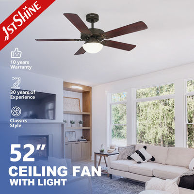 Bom preço Ventilador de teto LED residencial de 52