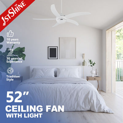 Bom preço 1stshine 52 Inch 5 MDF Blade Decorative Ceiling Fan com controle remoto e luz on-line
