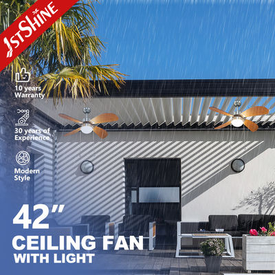 110-240V/50Hz-60Hz Ventilador de teto exterior com luz LED e função de ar de resfriamento