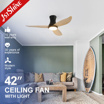 ABS Blade Flush Mount Ventilador de teto com controle remoto de 6 velocidades