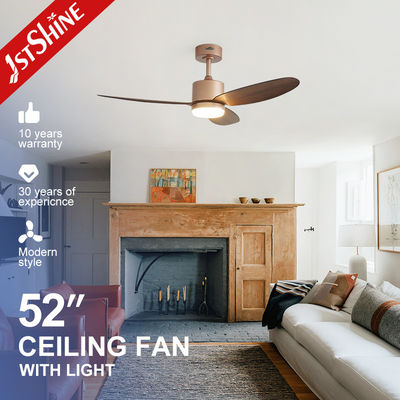 Economia de energia e ventilador de teto LED de 52 polegadas com controle remoto