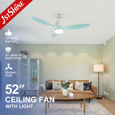 Bom preço Ventilador de teto de decoração de quinta com iluminação LED de 3 cores 5 escolhas de velocidade CCT 3000-6000K on-line
