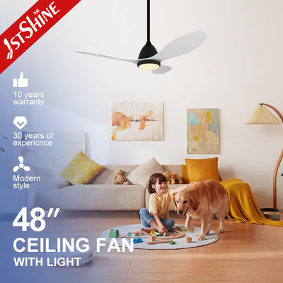 O fã de teto silencioso do diodo emissor de luz de 110V 240V Dimmable com 3 cores muda a luz