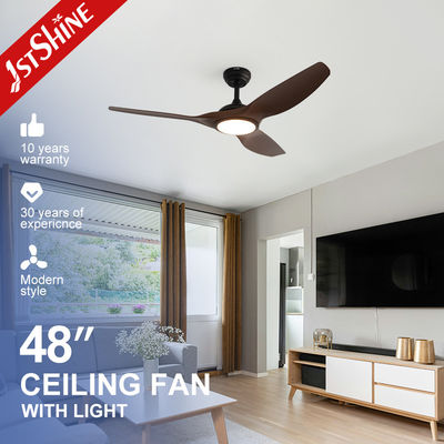 Decorativo de 48 polegadas Ventilador de Tecto de Plástico Interior Moderno DC Motor