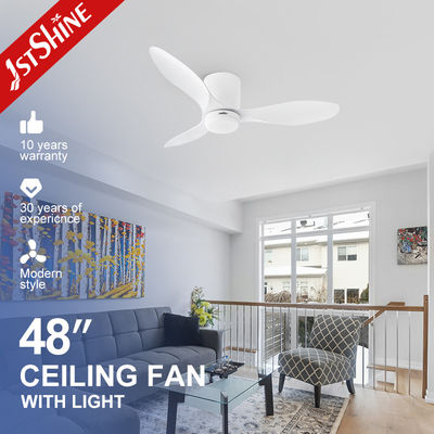 Ventilador de teto de plástico de 5 velocidades Ventilador elétrico acabado branco com motor