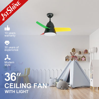 Pequeno tamanho 36 polegadas de lâmina de metal Ventilador de teto elétrico 3 CLR brilho