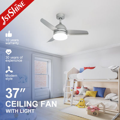 Ventilador de teto de LED de metal para quartos pequenos com 3/5 velocidades e design fácil de limpar a preços acessíveis