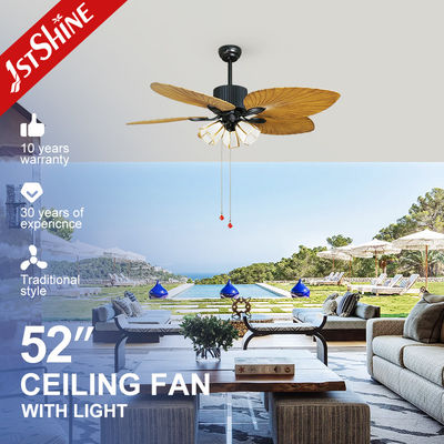 Ventiladores de teto clássicos com cinco lâminas