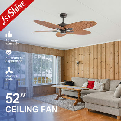 35W Potência 5 ABS Leaf 5 Velocidades Controle remoto Ventilador de teto estilo antigo