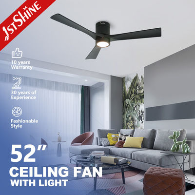 Fã de teto nivelado decorativo da montagem do perfil baixo 52inch com luz do diodo emissor de luz