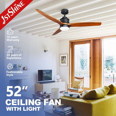 220V Poupança de energia Ventilador de teto LED remoto 52 polegadas 5 Velocidade de escolha