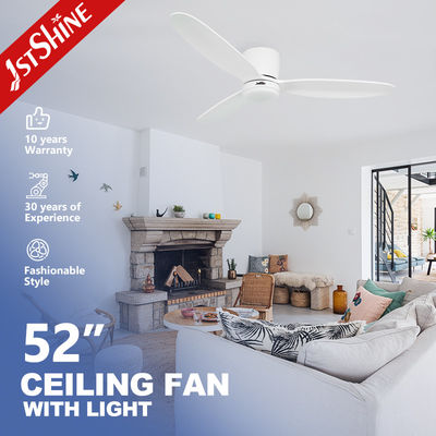 ETL Certificado 1stshine Ventilador de teto montado ou tipo de teto com luz LED e controle remoto