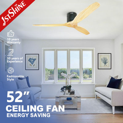 Ventilador de teto decorativo com inverter de motor de corrente contínua de 5 velocidades