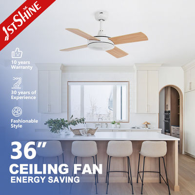 Ventilador de teto pequeno de 36 polegadas com lâmina de MDF e motor AC para casa / escritório / escola