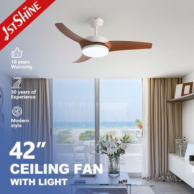 Ventilador de teto elegante de 3 lâminas com luz LED integrada Design moderno e elegante