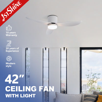 Bom preço Desenho de montagem de flush 2 em 1 ventilador de teto Luz LED opcional para tensão de 220V e lâmina ABS on-line