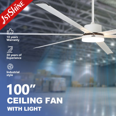 2 em 1 ventilador de teto industrial de grande porte com luz para uso comercial