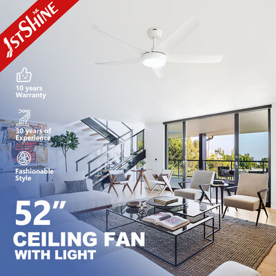 Bom preço Ventilador de Teto Moderno de 52 Polegadas com Controle Remoto e Luz LED Integrada para Resfriamento Silencioso on-line